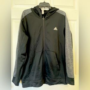Adidas sweater zip up hoodie